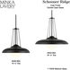 Schooner Ridge 1 Light 18.13 inch Coal Pendant Ceiling Light